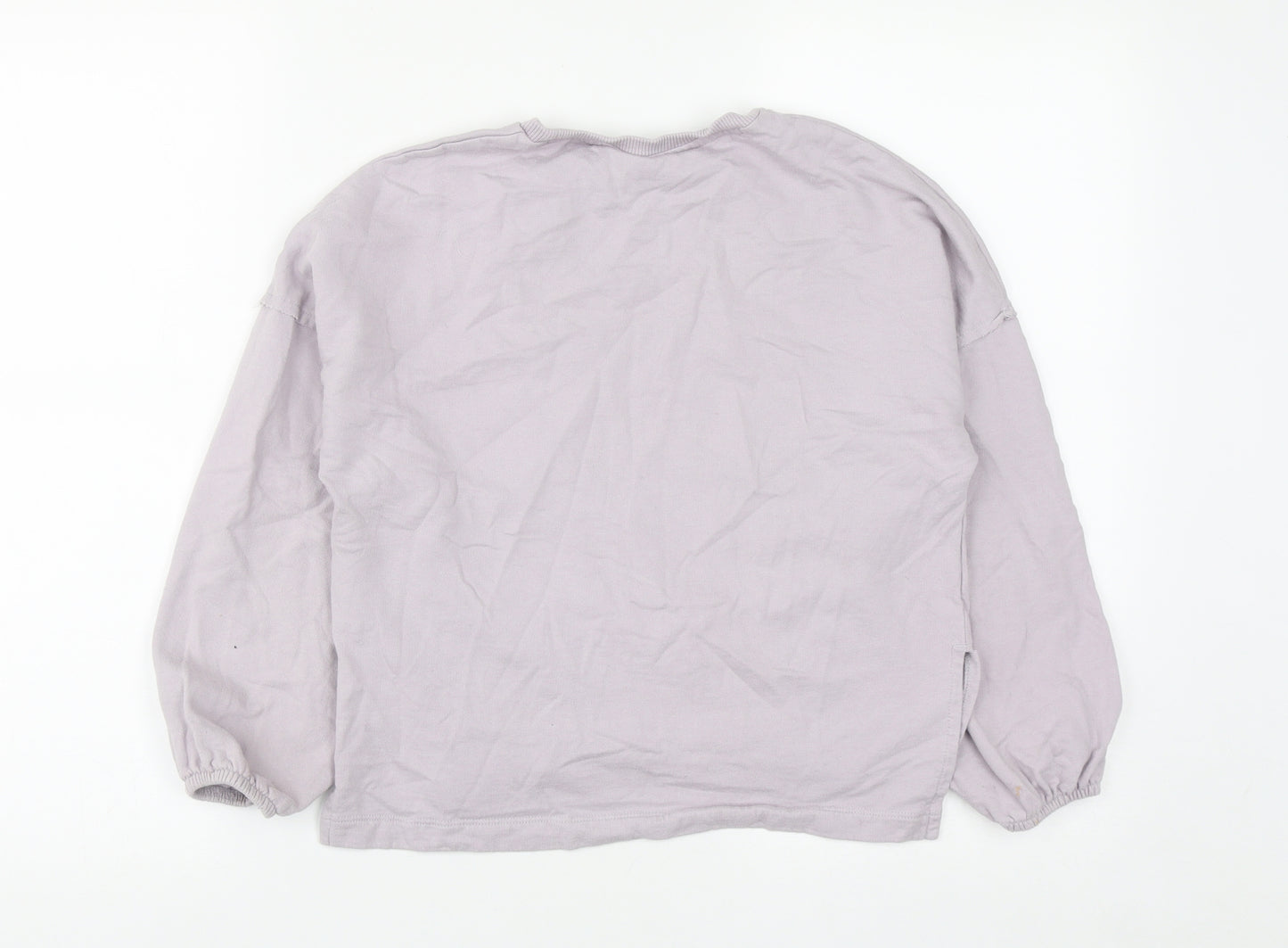 NEXT Girls Purple  Cotton Pullover Sweatshirt Size 10 Years