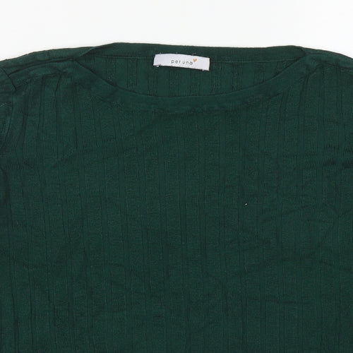 Marks and Spencer Womens Green  Viscose Pullover Sweatshirt Size 14