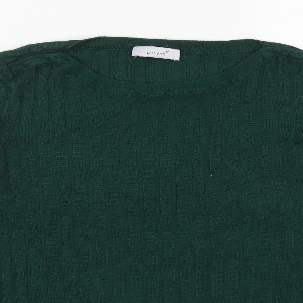 Marks and Spencer Womens Green  Viscose Pullover Sweatshirt Size 14