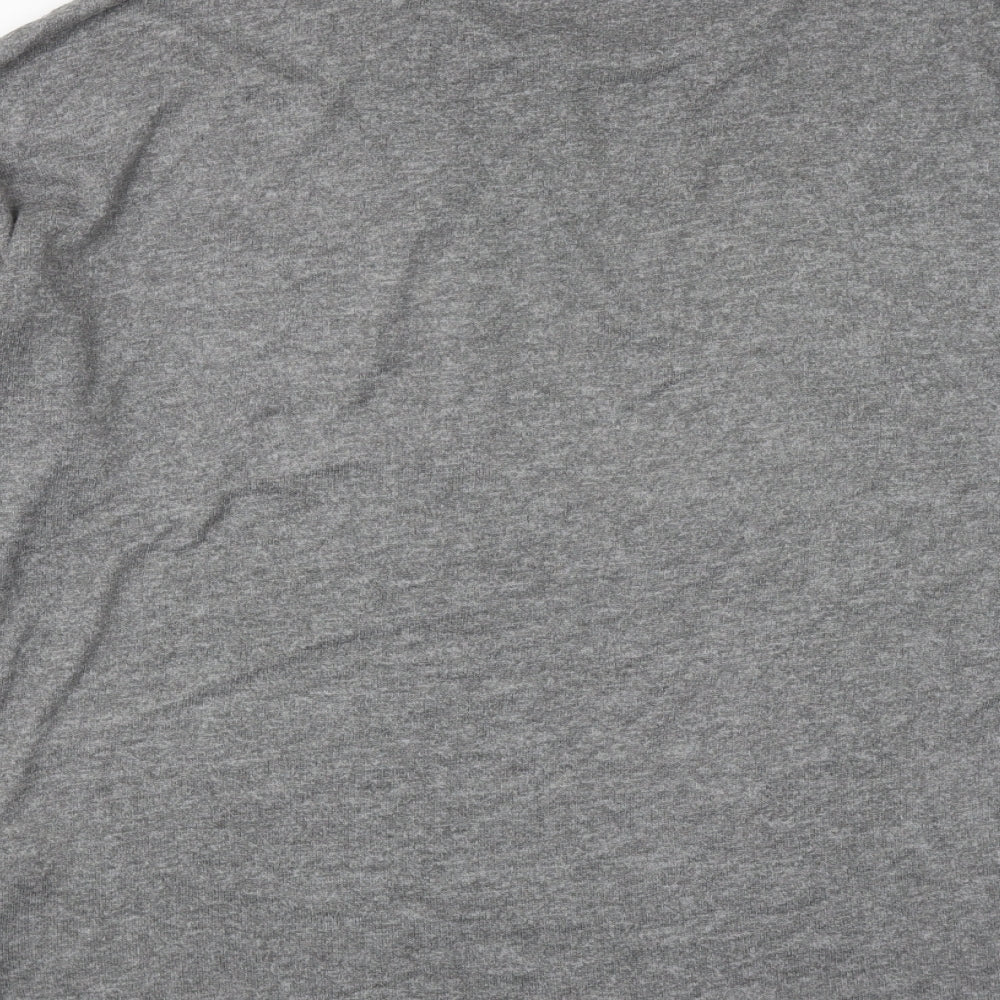 Oysho Womens Grey Round Neck  Viscose Pullover Jumper Size S
