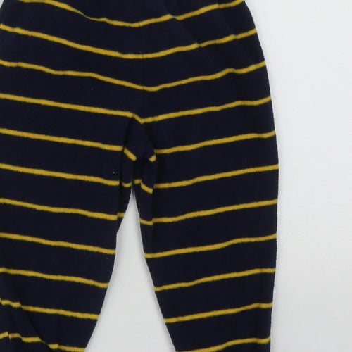 George Boys Blue Striped Polyester  Pyjama Pants Size 2-3 Years
