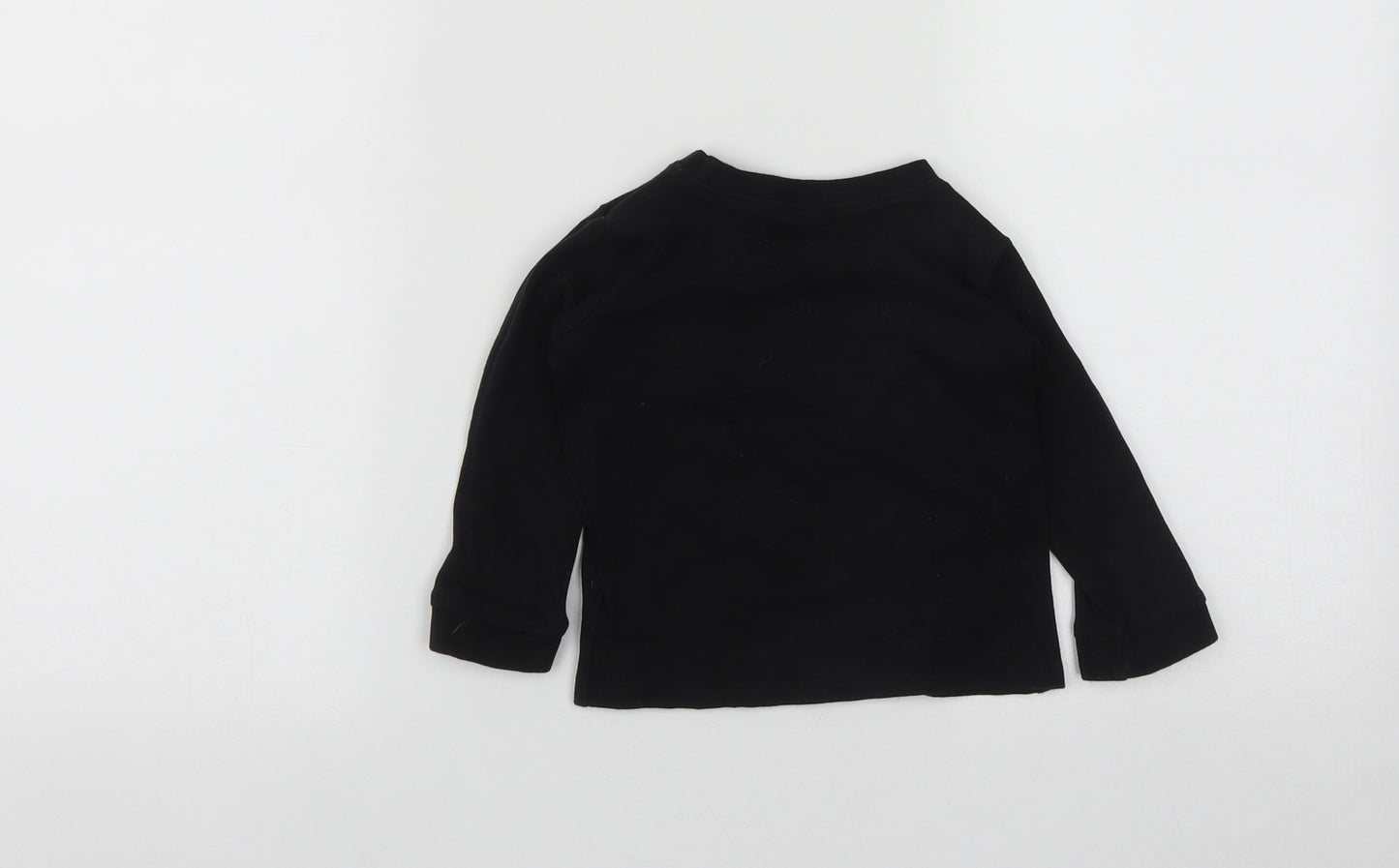 Disney Baby Baby Black  Cotton Basic Casual Size 12-18 Months Round Neck  - Buzz Lightyear Toy Story