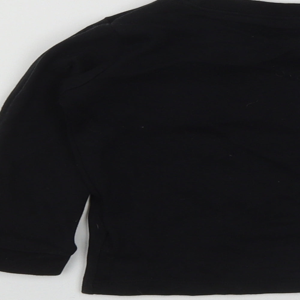 Disney Baby Baby Black  Cotton Basic Casual Size 12-18 Months Round Neck  - Buzz Lightyear Toy Story