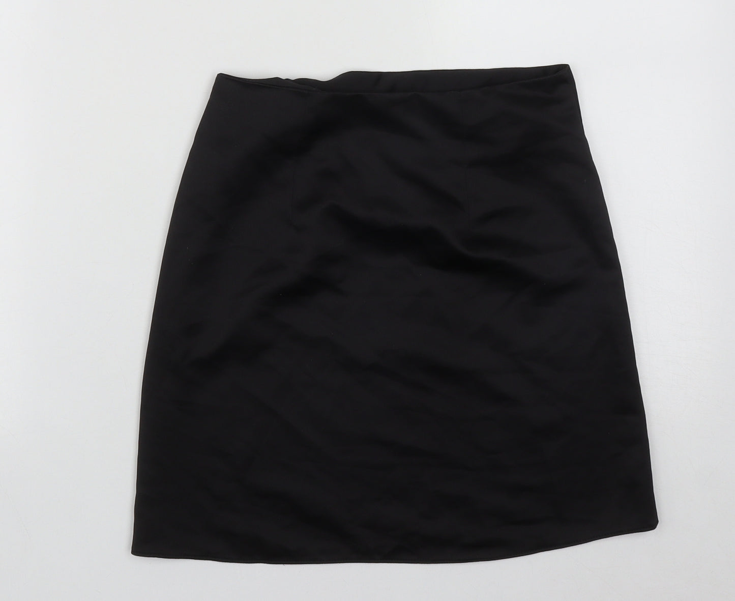COLLUSION Womens Black  Polyester Mini Skirt Size 6   Zip
