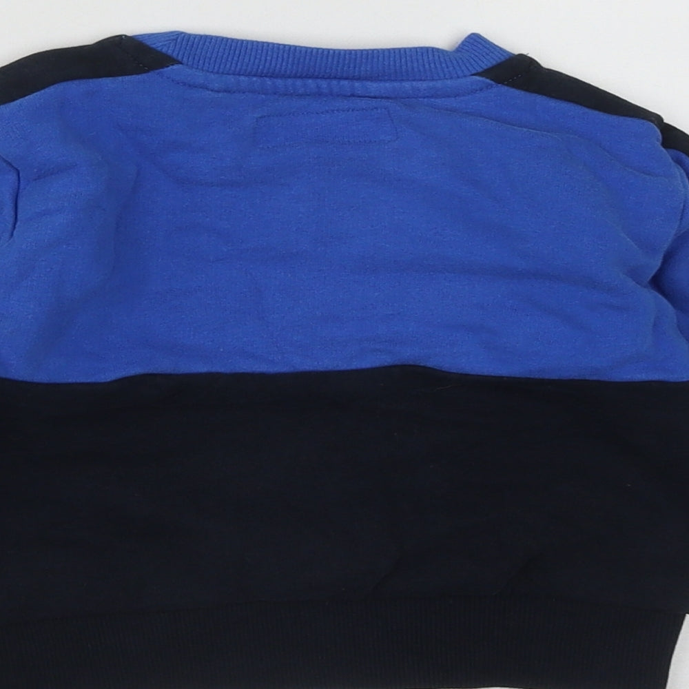 NEXT Boys Blue  Cotton Pullover Sweatshirt Size 2 Years