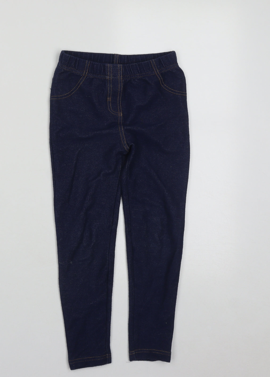 Tu  Girls Blue  Cotton Harem Trousers Size 5-6 Years  Regular
