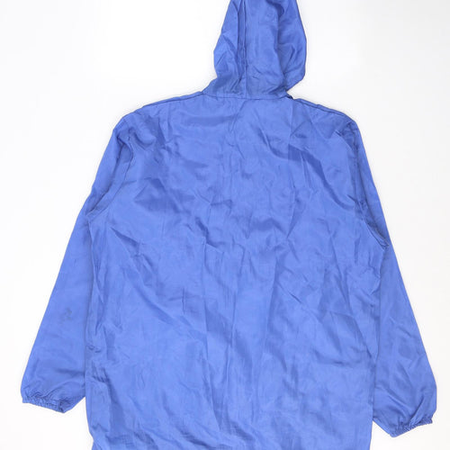 Protection Womens Blue   Rain Coat Coat Size M  Zip