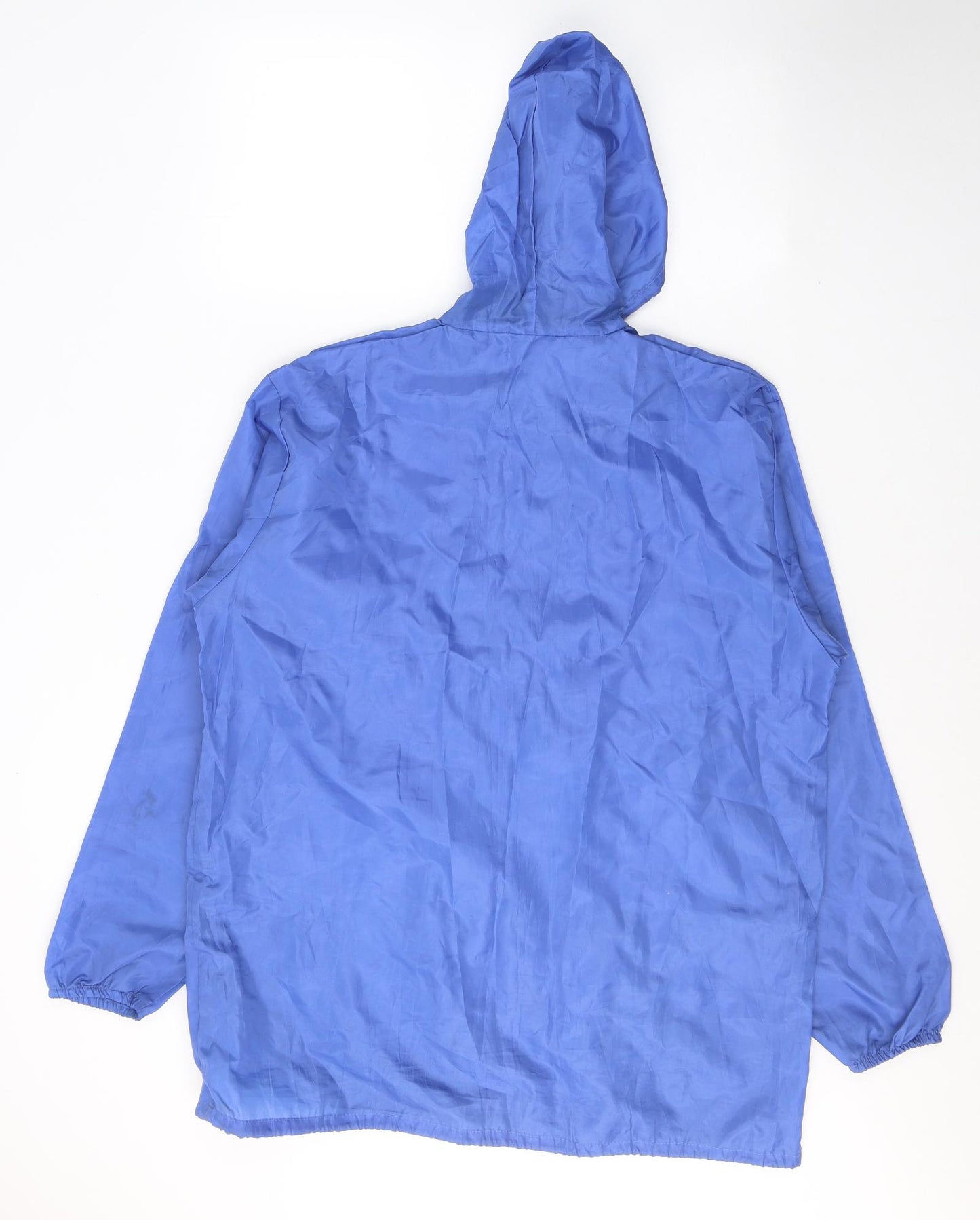 Protection Womens Blue   Rain Coat Coat Size M  Zip