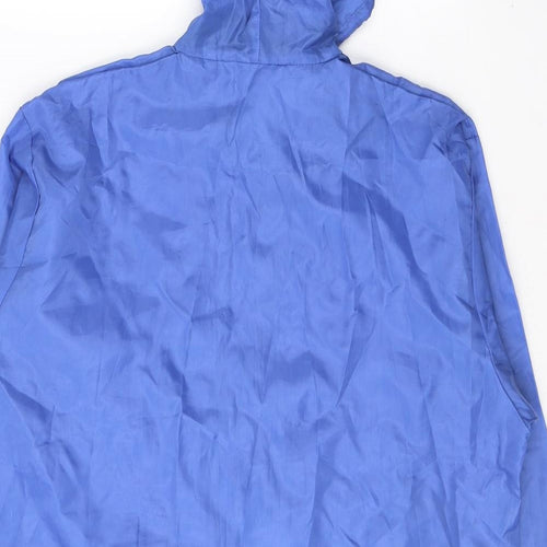 Protection Womens Blue   Rain Coat Coat Size M  Zip
