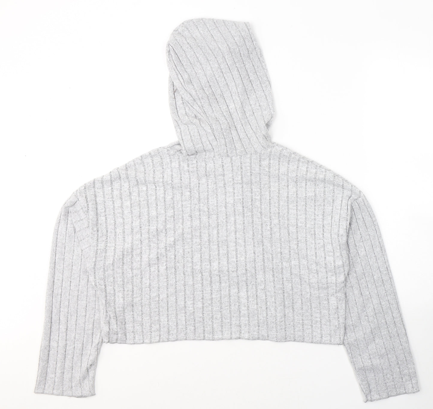 NEXT Womens Grey Round Neck  Polyester Pullover Jumper Size XL