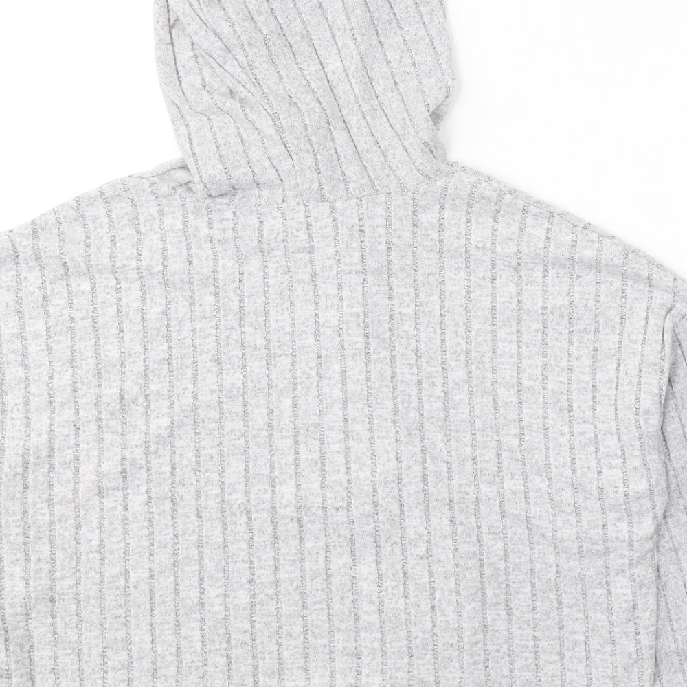 NEXT Womens Grey Round Neck  Polyester Pullover Jumper Size XL