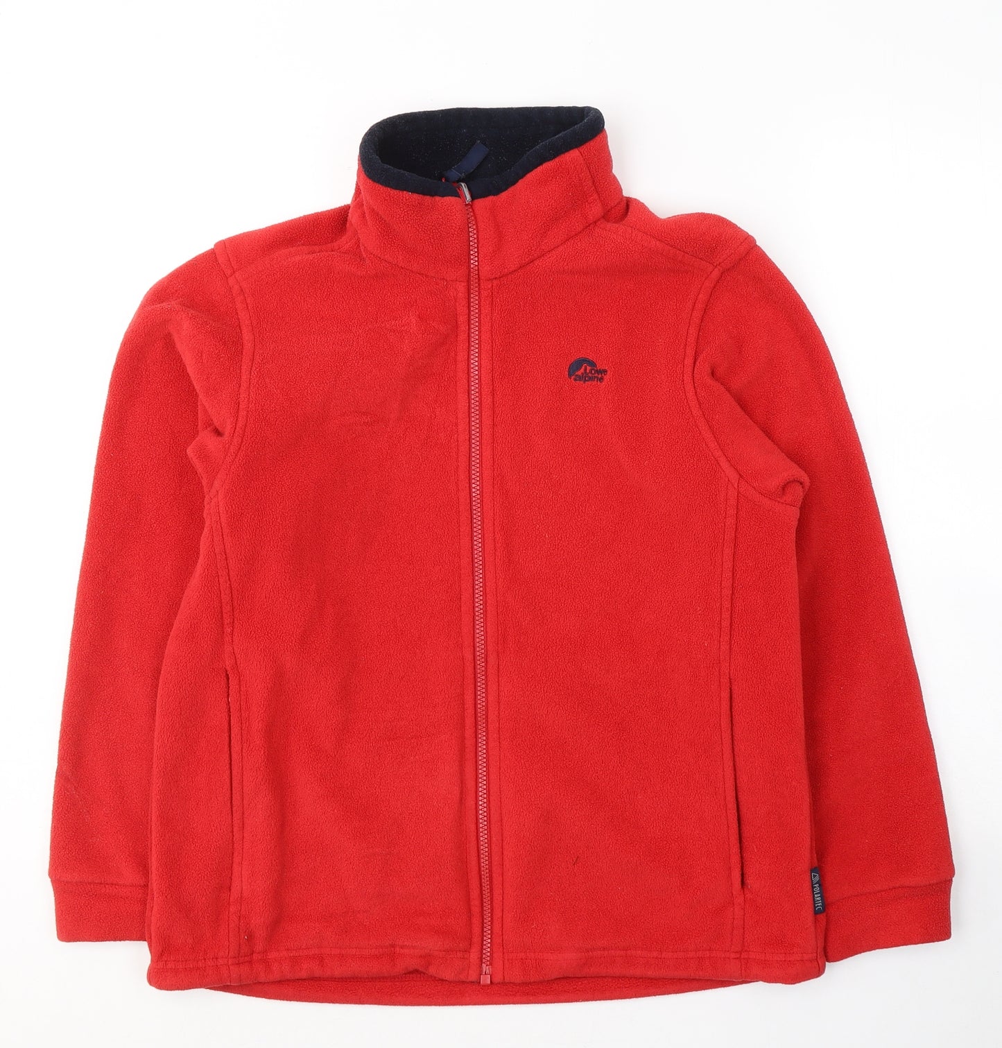 Lowe Alpine Womens Red  Polyester Pullover Sweatshirt Size M  Zip