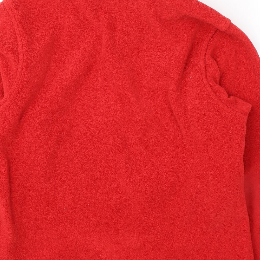Lowe Alpine Womens Red  Polyester Pullover Sweatshirt Size M  Zip