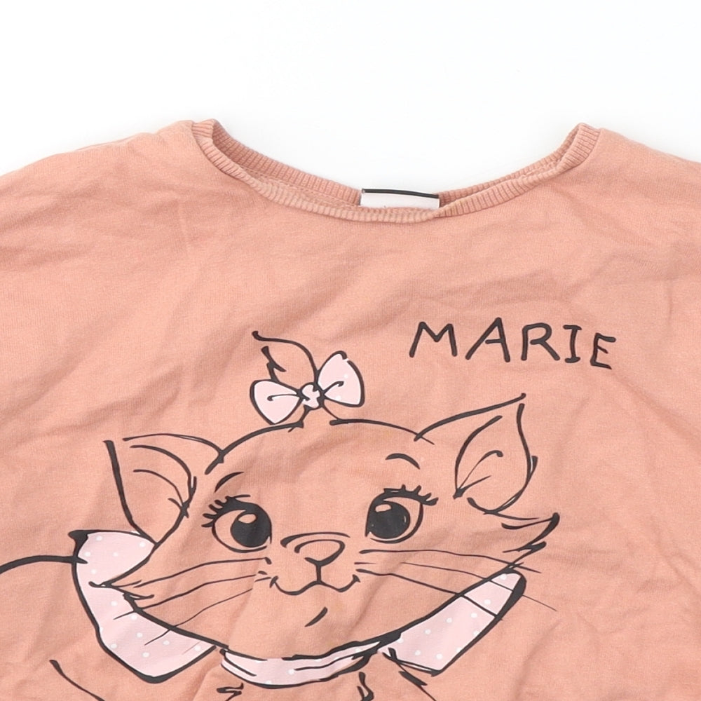George Girls Pink  Cotton Pullover Sweatshirt Size 2-3 Years  Pullover - Marie The Aristocats