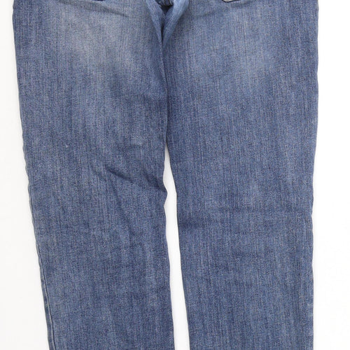 Denim & Co. Mens Blue  Cotton Skinny Jeans Size 28 in L30 in Slim Button