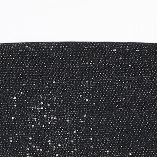 New Look Womens Black  Polyester Cropped Blouse Size 18 Off the Shoulder