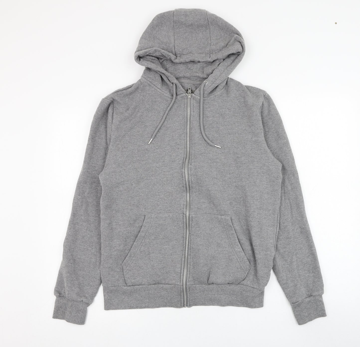 Primark Mens Grey  Cotton Full Zip Hoodie Size M