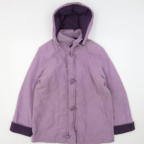 EWM Womens Pink   Overcoat Coat Size 14