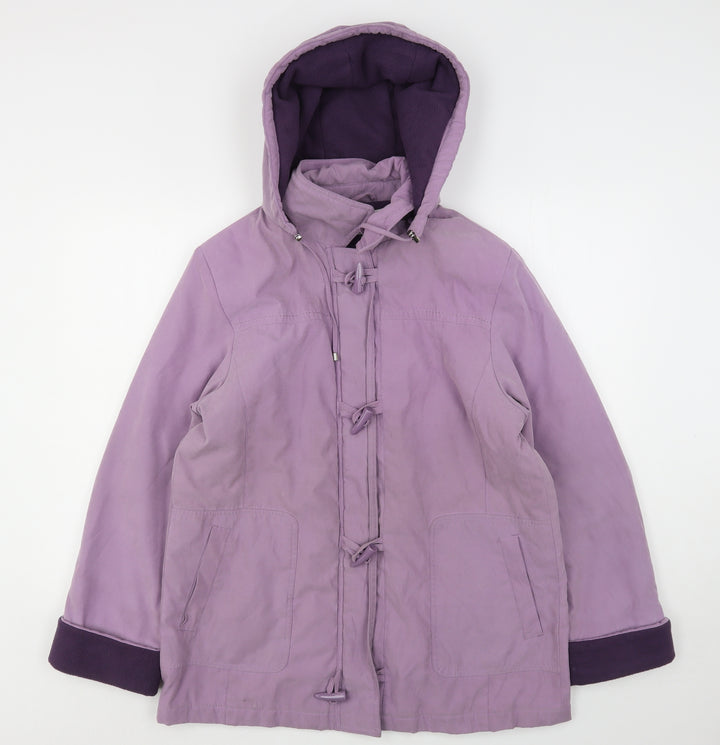 EWM Womens Pink   Overcoat Coat Size 14