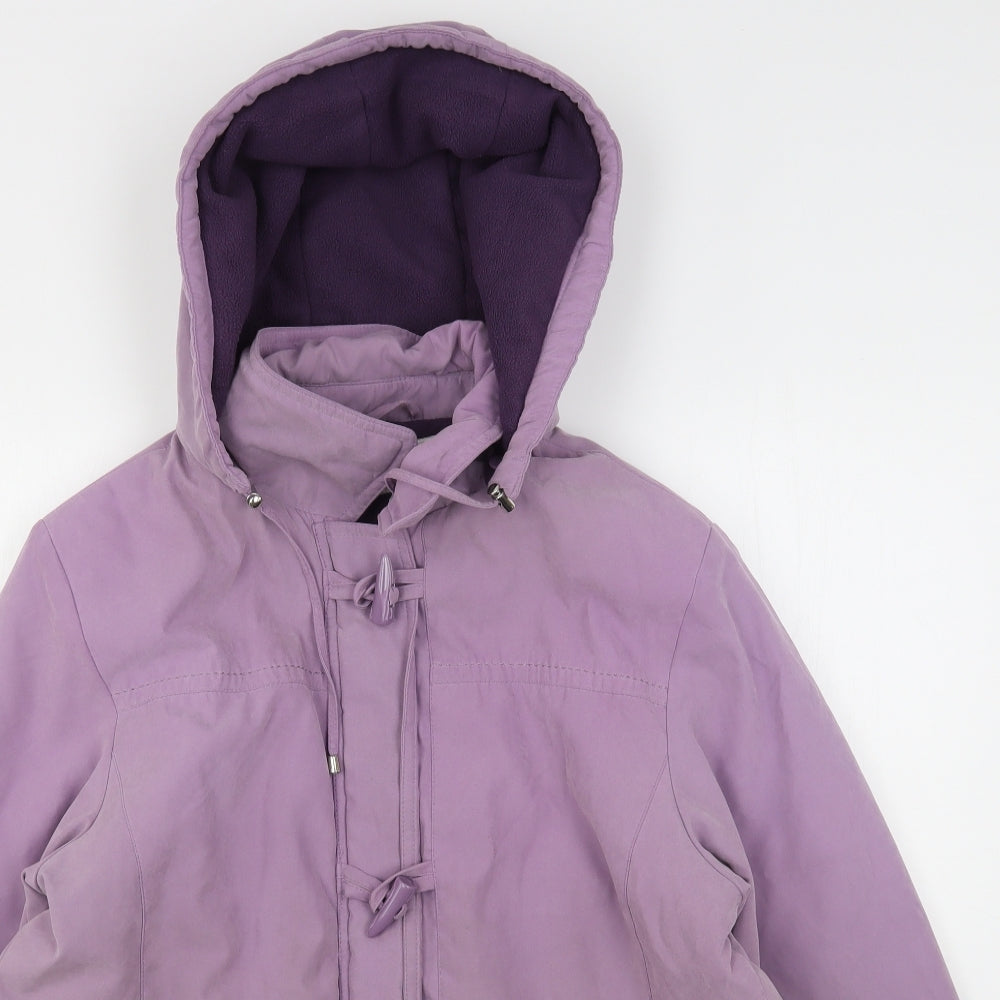 EWM Womens Pink   Overcoat Coat Size 14