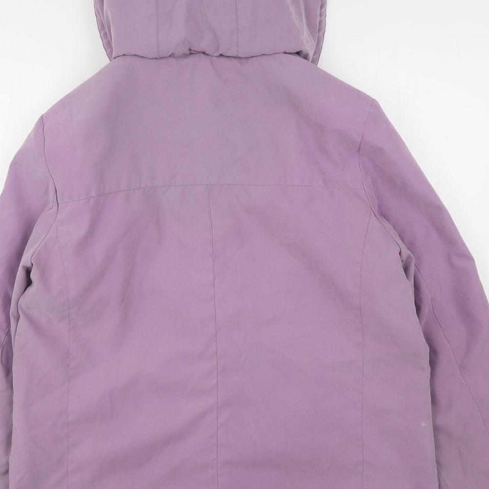 EWM Womens Pink   Overcoat Coat Size 14