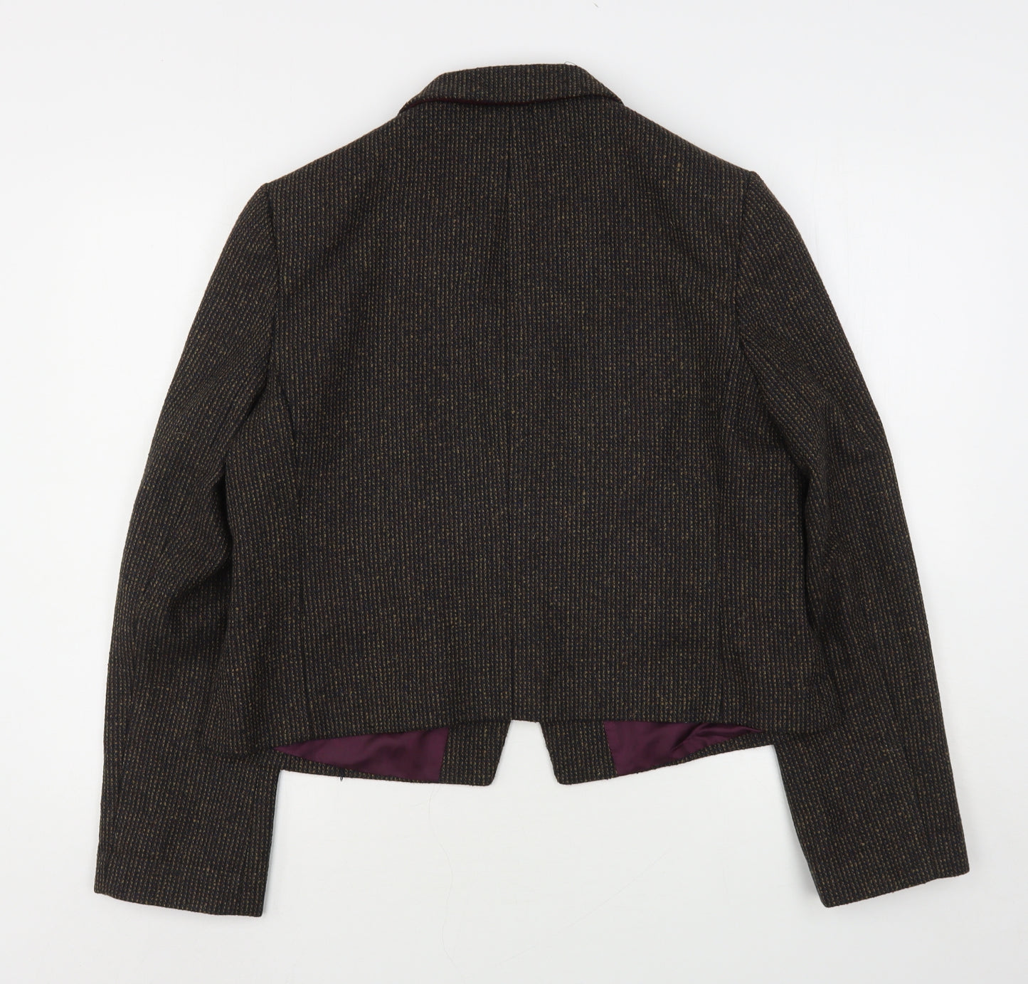 New Look Womens Brown  Polyester Jacket Sport Coat Size 18