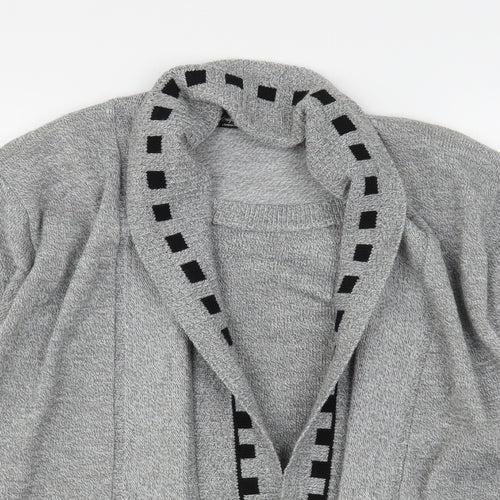 Unique Style Womens Grey Round Neck  Acrylic Pullover Jumper Size M   - Jumper with cardigan