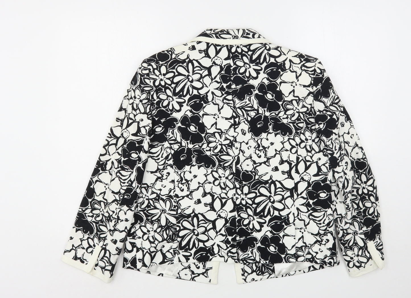 Hobbs Womens Multicoloured Floral Viscose Jacket Blazer Size 14
