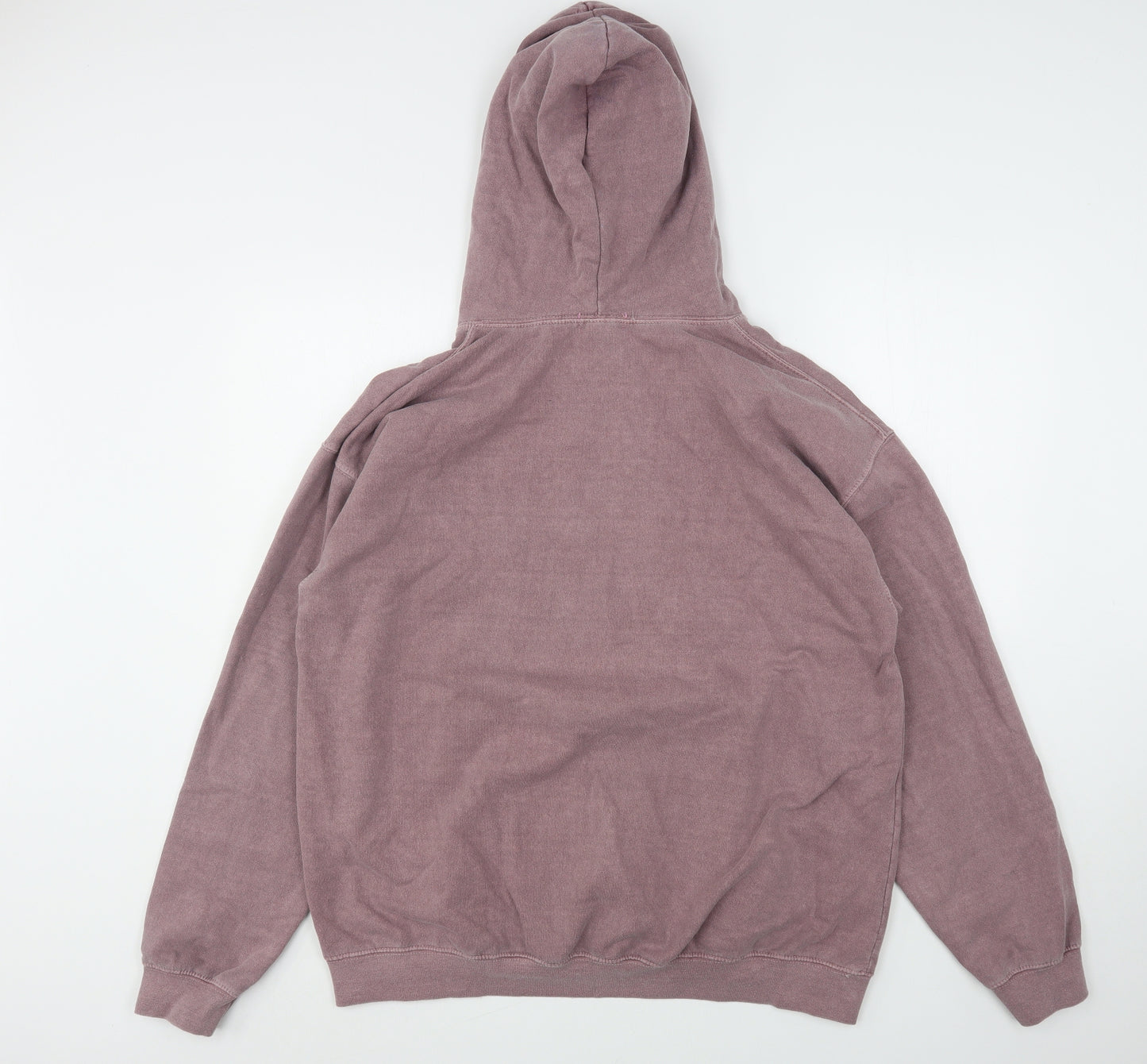 Topshop Womens Purple  Cotton Pullover Hoodie Size 16