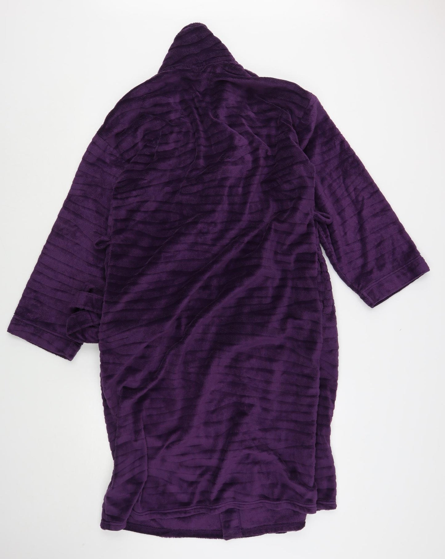 Per Una  Womens Purple Animal Print Polyester Kimono Gown Size 12  Tie