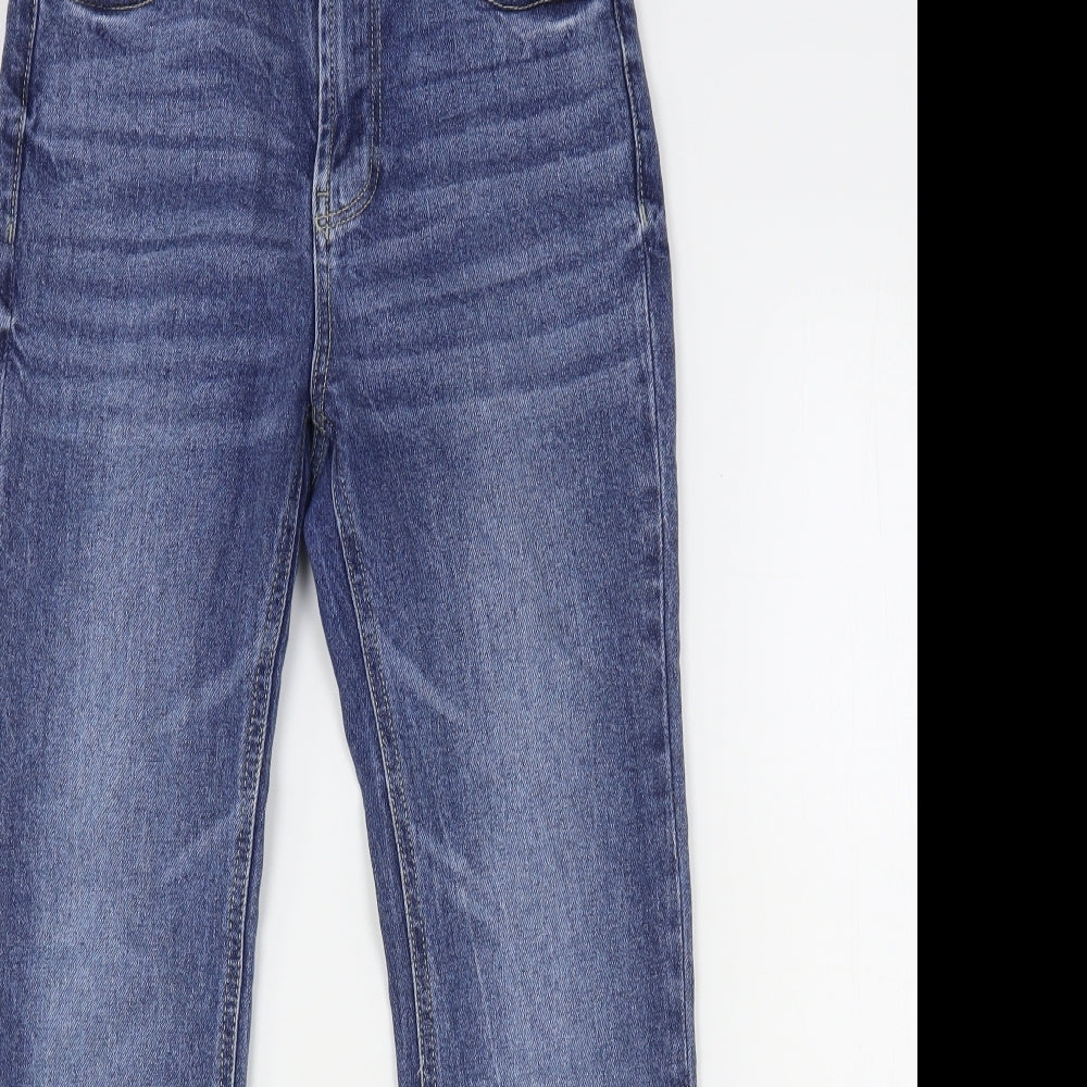 STR Womens Blue  Cotton Bootcut Jeans Size 8 L27 in Regular