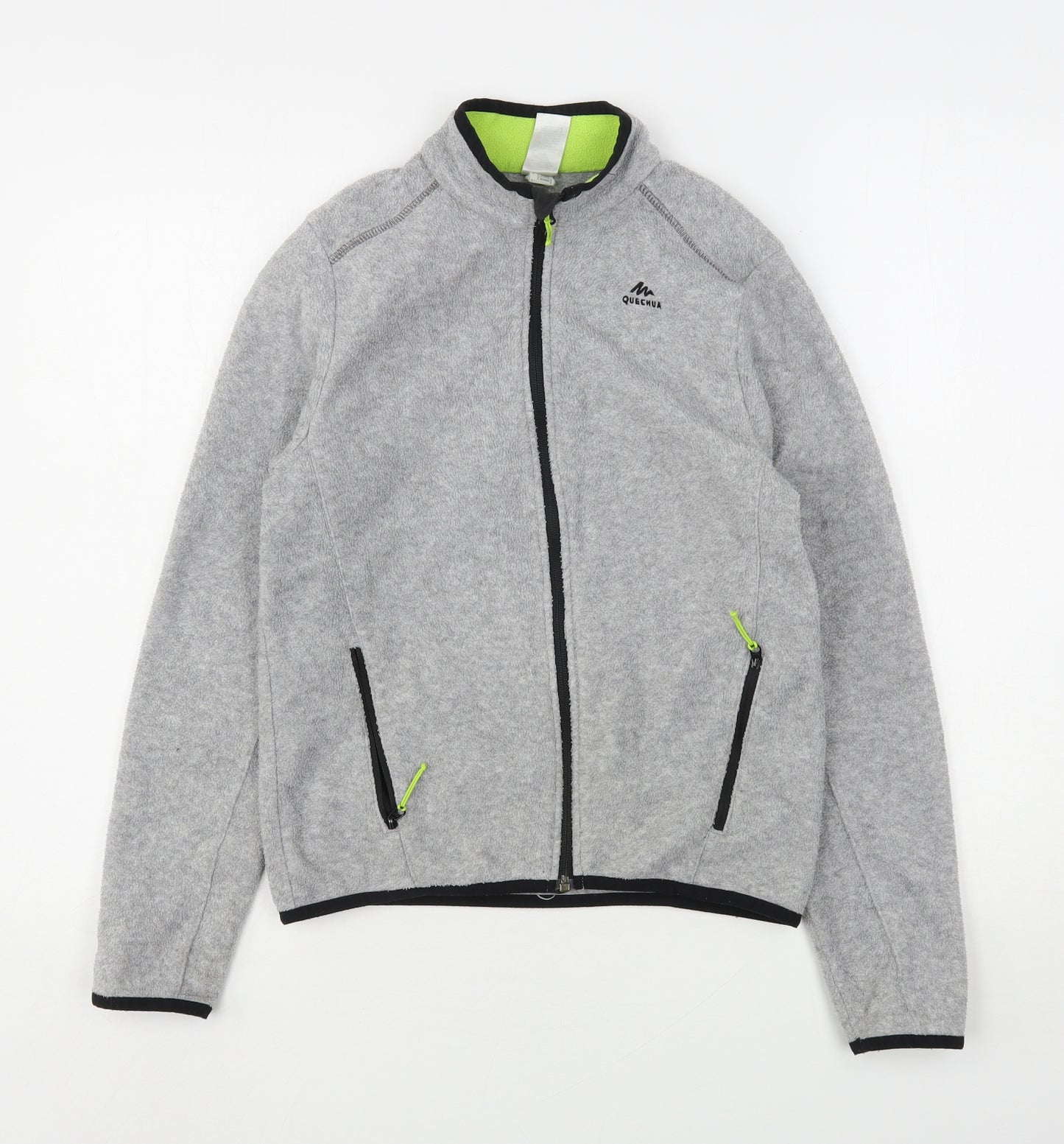 Quechua Boys Grey  Polyester Full Zip Sweatshirt Size 12-13 Years