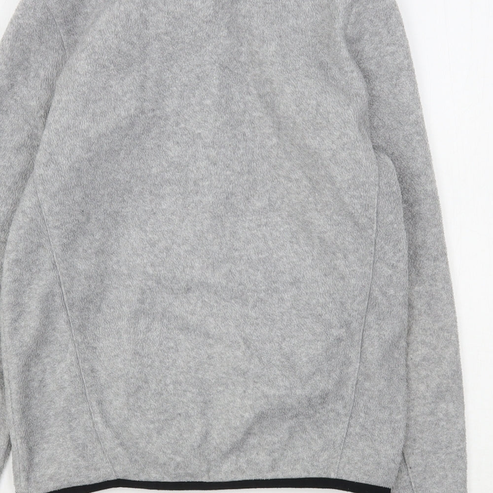 Quechua Boys Grey  Polyester Full Zip Sweatshirt Size 12-13 Years