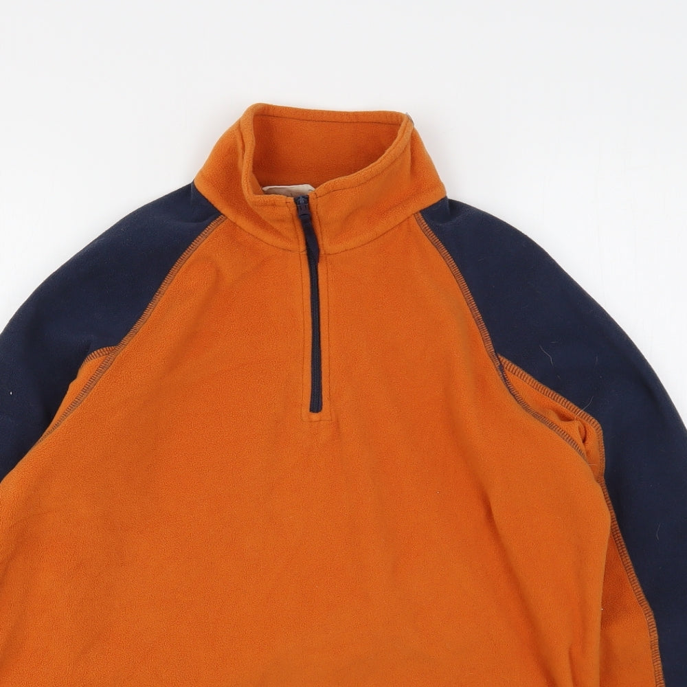 Mountain Warehouse Mens Orange  Polyester Pullover Sweatshirt Size S