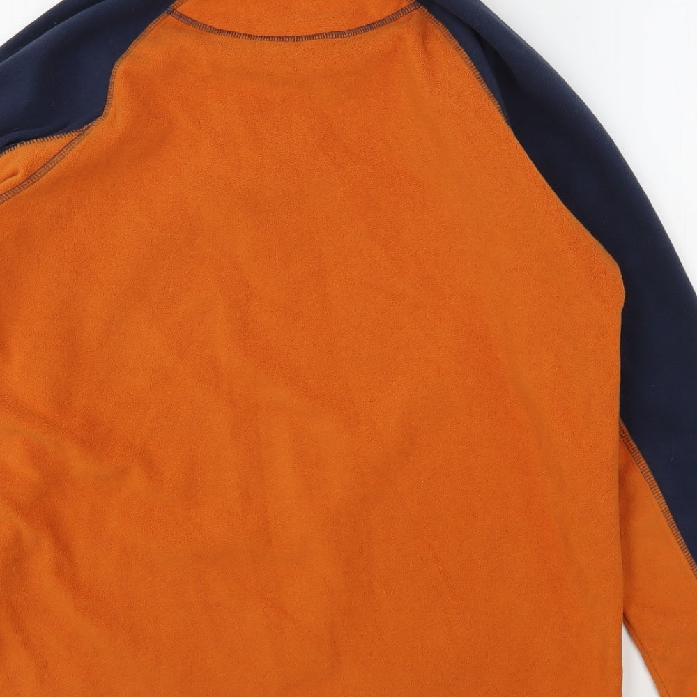 Mountain Warehouse Mens Orange  Polyester Pullover Sweatshirt Size S