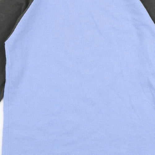 Orane Sports Womens Blue Round Neck  Polyester Pullover Jumper Size 8