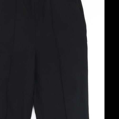Isle Essentials Womens Black  Polyester Trousers  Size 16 L24 in Regular