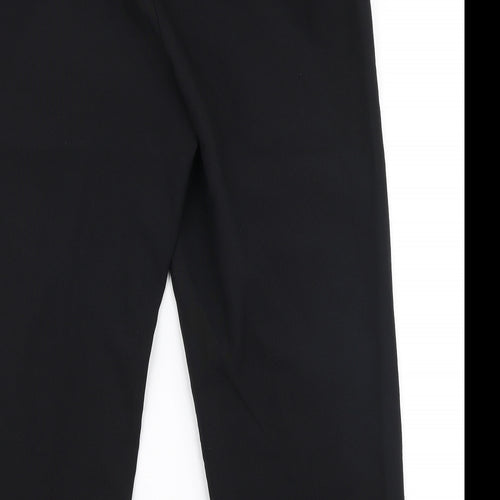Isle Essentials Womens Black  Polyester Trousers  Size 16 L24 in Regular