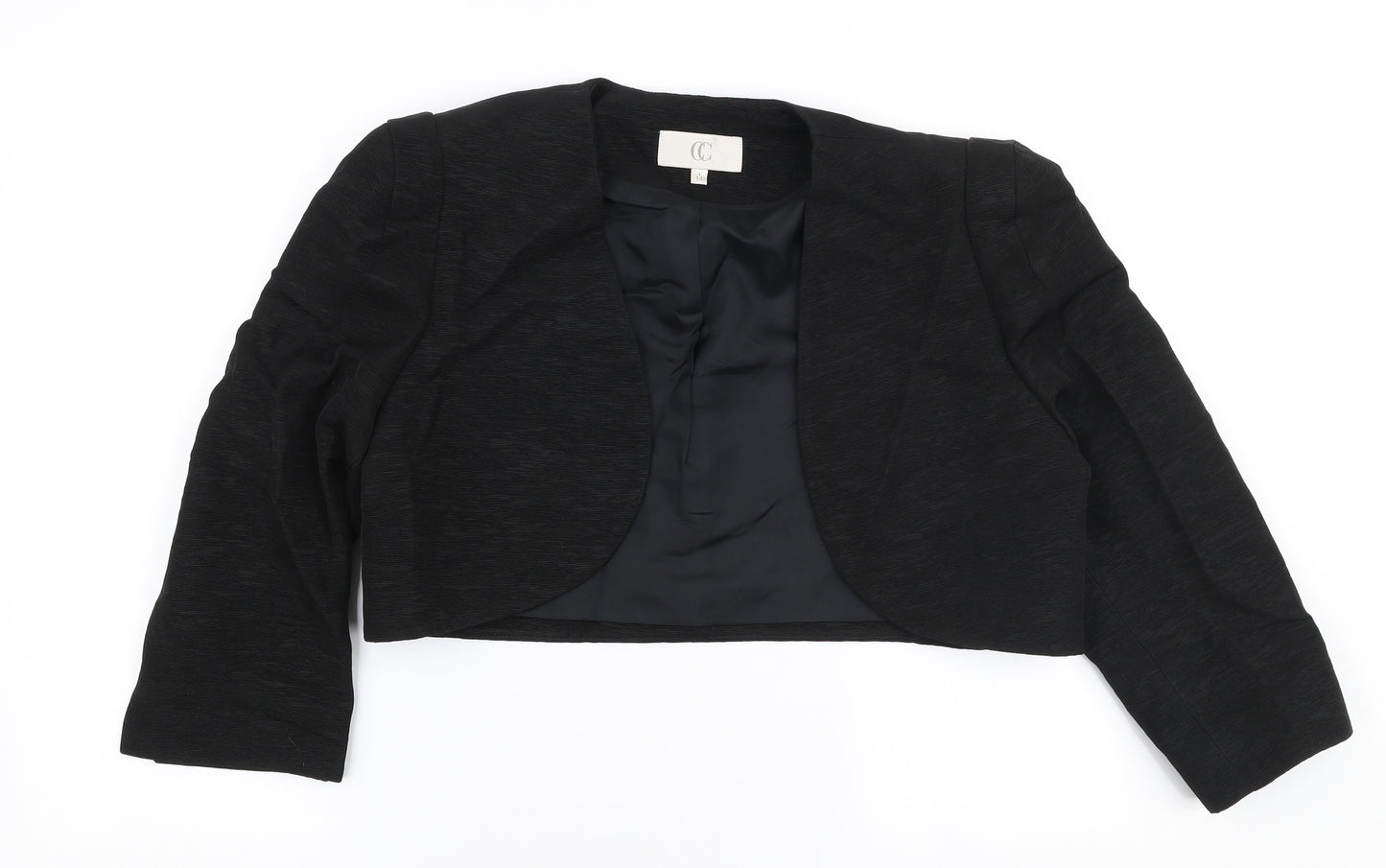 CC Womens Black   Jacket Blazer Size 14