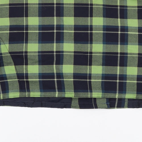 Preworn Womens Green Check  Jacket  Size 22  Button