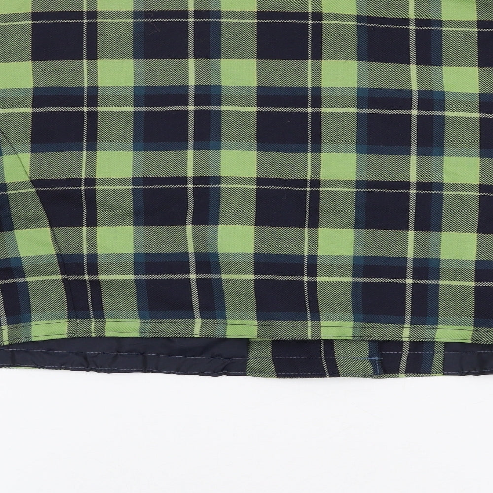 Preworn Womens Green Check  Jacket  Size 22  Button