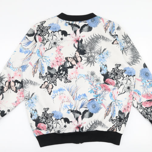 Nouvelle Womens Multicoloured Floral  Jacket  Size 20  Zip