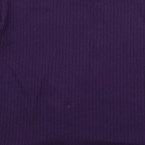 Primark Womens Purple Round Neck  Polyester Pullover Jumper Size S