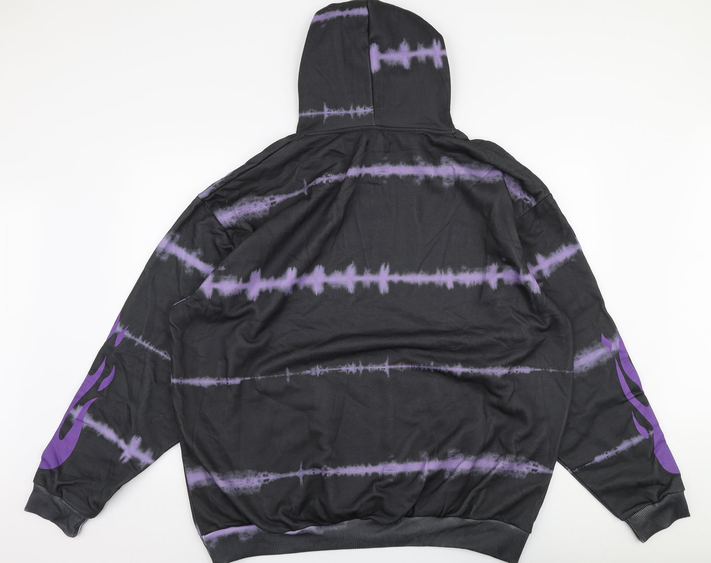 Boohoo Mens Multicoloured  Polyester Pullover Hoodie Size 3XL