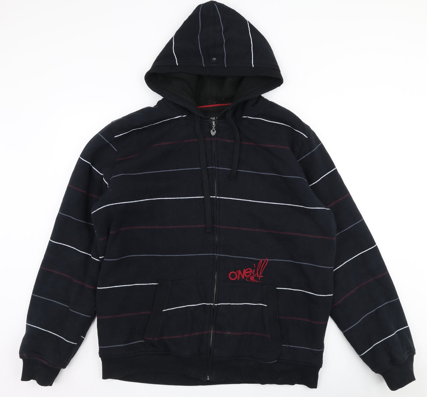 O'Neill Mens Blue Striped  Jacket  Size XL  Zip