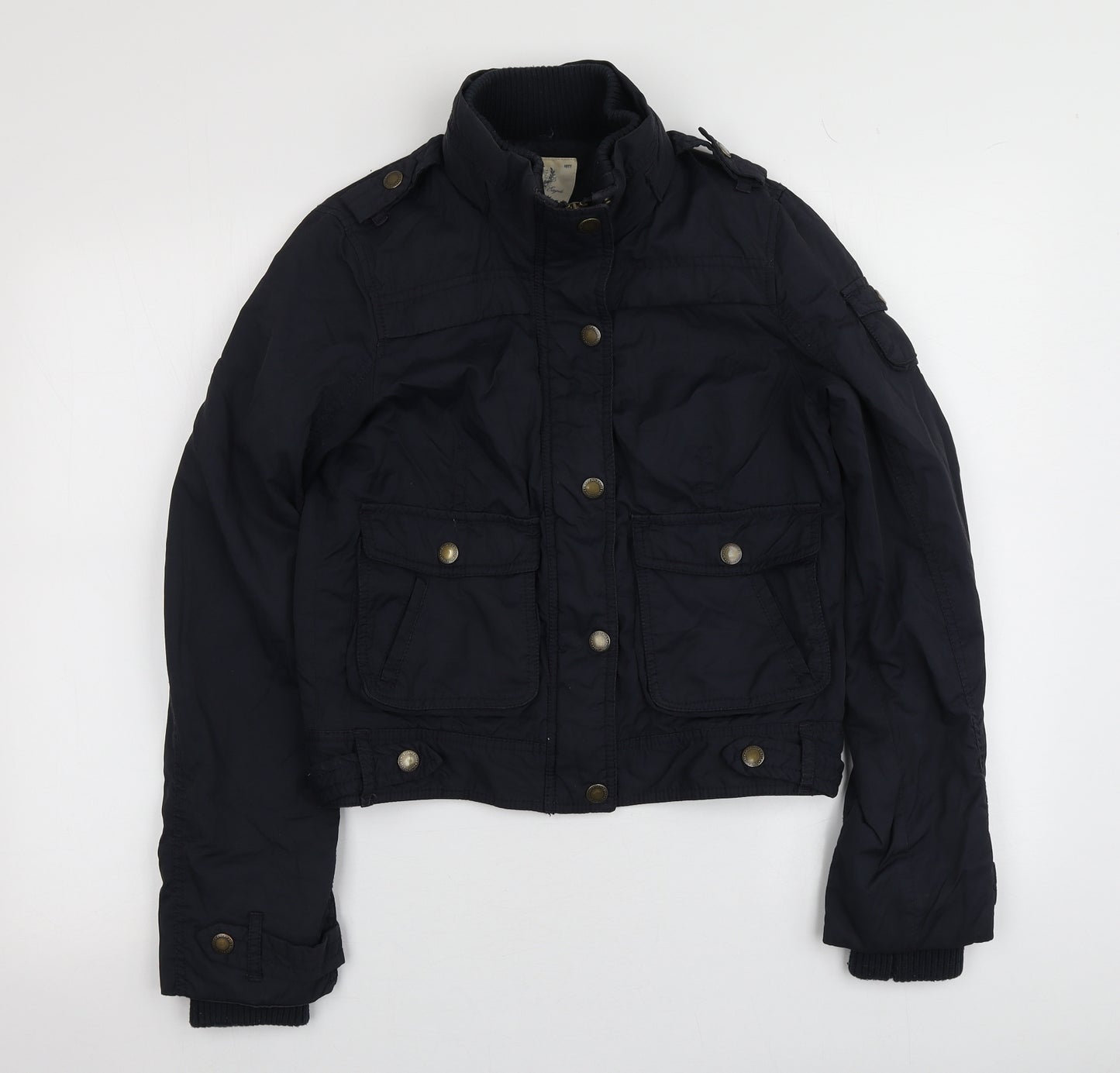 American Eagle Outfitters  Womens Blue   Bomber Jacket Jacket Size S
