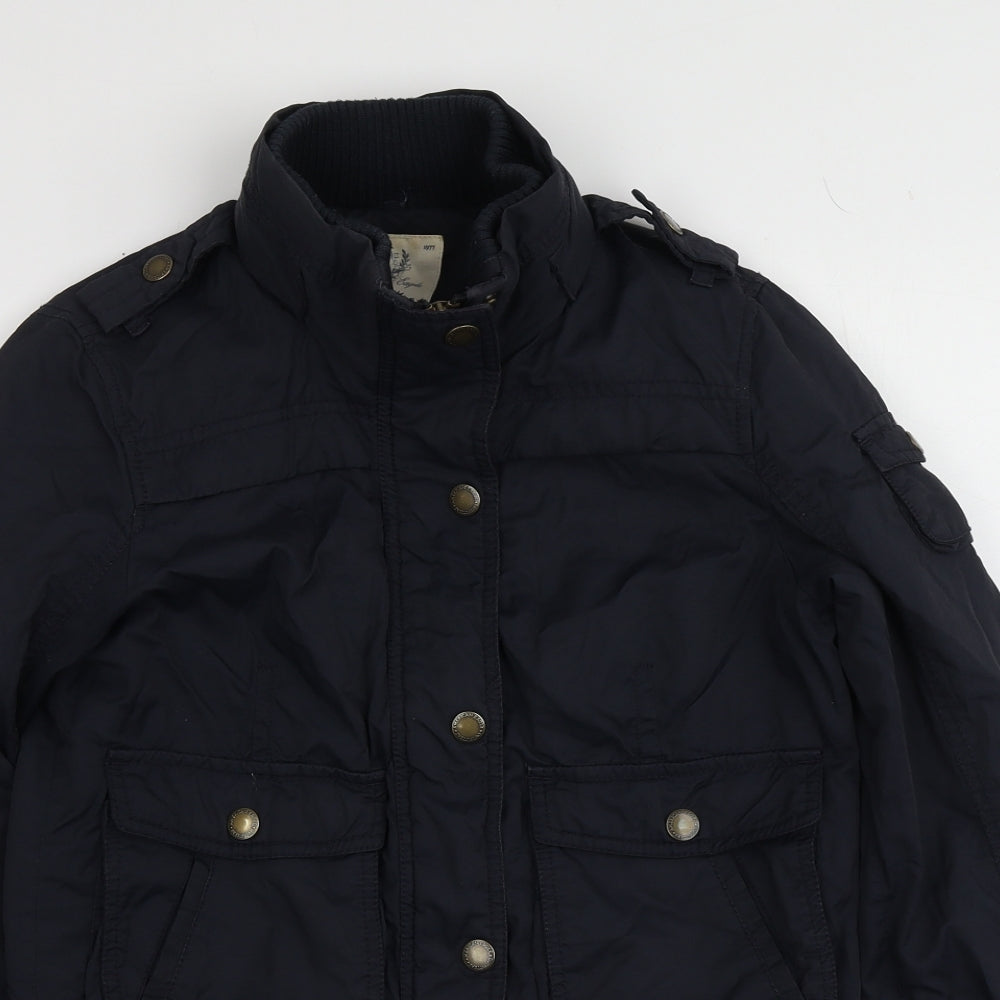 American Eagle Outfitters  Womens Blue   Bomber Jacket Jacket Size S