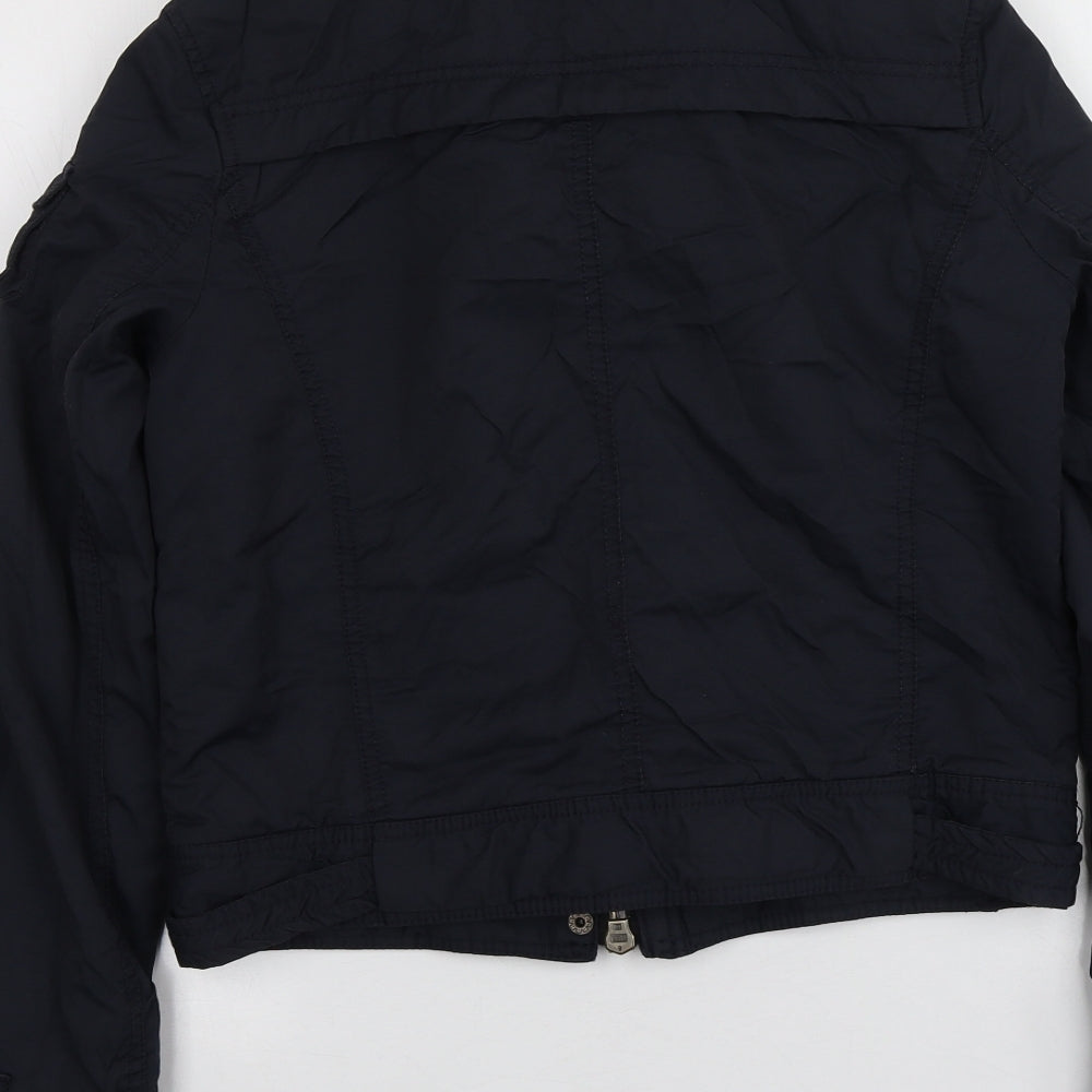 American Eagle Outfitters  Womens Blue   Bomber Jacket Jacket Size S