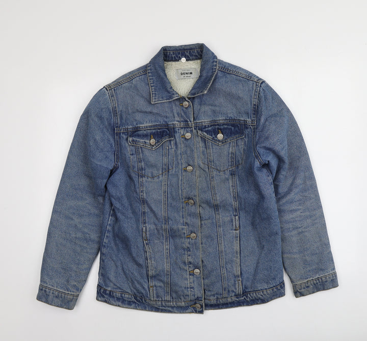 New Look Womens Blue Jacket Size 8