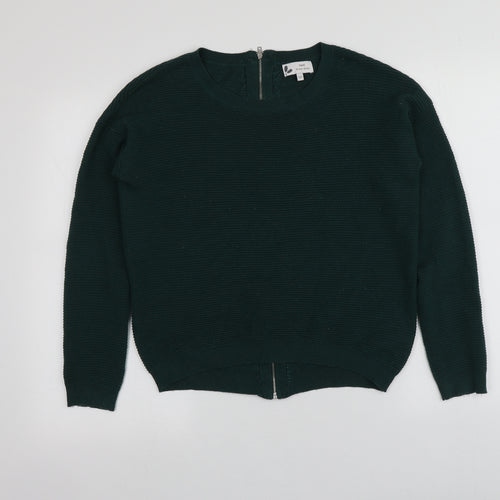 NEXT Womens Green Round Neck  Acrylic Pullover Jumper Size 10